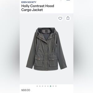 Society Charcoal Hooded Jacket